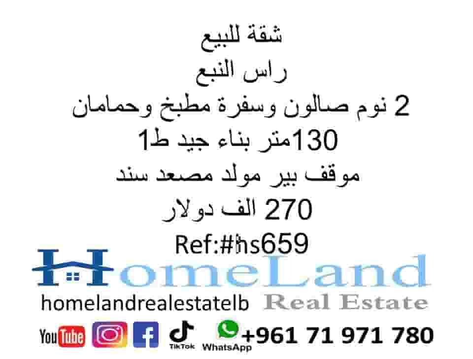 Apartment for sale in Ras Al Nabaa 